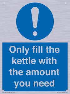 Only fill the kettle with the amount you need